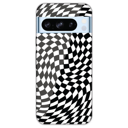 Checks - Printed Silicone Case For Google Pixel 8 Pro