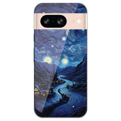 The Starry Night - Printed Silicone Case For Google Pixel 8