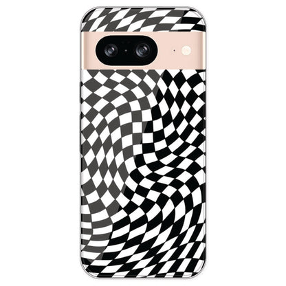 Checks - Printed Silicone Case For Google Pixel 8