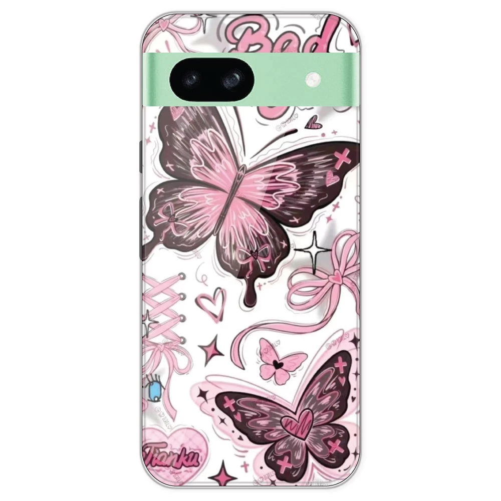 Bad Girl Butterfly - Printed Silicone Case For Google Pixel  8A
