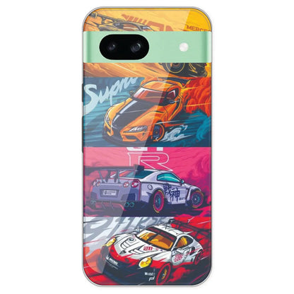 Sports car - Printed Silicone Case For Google Pixel 8A