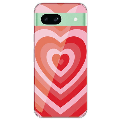 Red Hearts - Printed Silicone Case For Google Pixel 8A