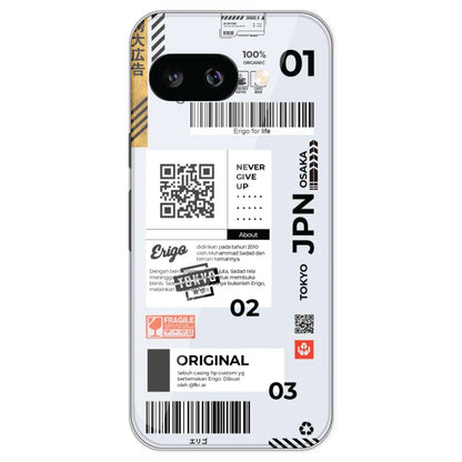 Barcode Labels - Printed Silicone Case For Google Pixel 9A