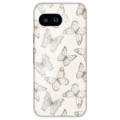 White Butterflies - Printed Silicone Case For Google Pixel 9A