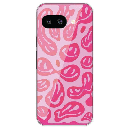 Pink Smilies - Printed Silicone Case For Google Pixel 9A