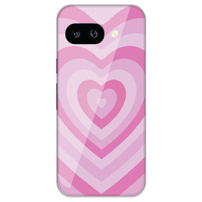 Pink Hearts - Printed Silicone Case For Google Pixel 9A