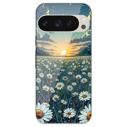 Daisy Sunset - Printed Silicone Case For Google Pixel 9 Pro