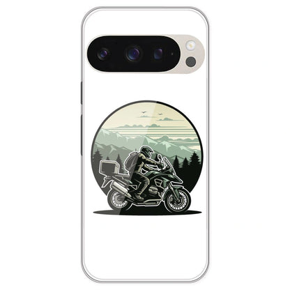 Biker - Printed Silicone Case For Google Pixel 9 Pro