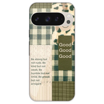 Patchwork Positivity - Printed Silicone Case For Google Pixel 9 Pro