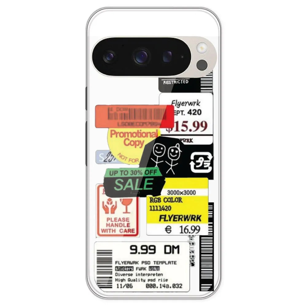 Sales - Clear Printed Silicone Case For Google Models