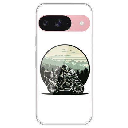 Biker - Printed Silicone Case For Google Pixel 9