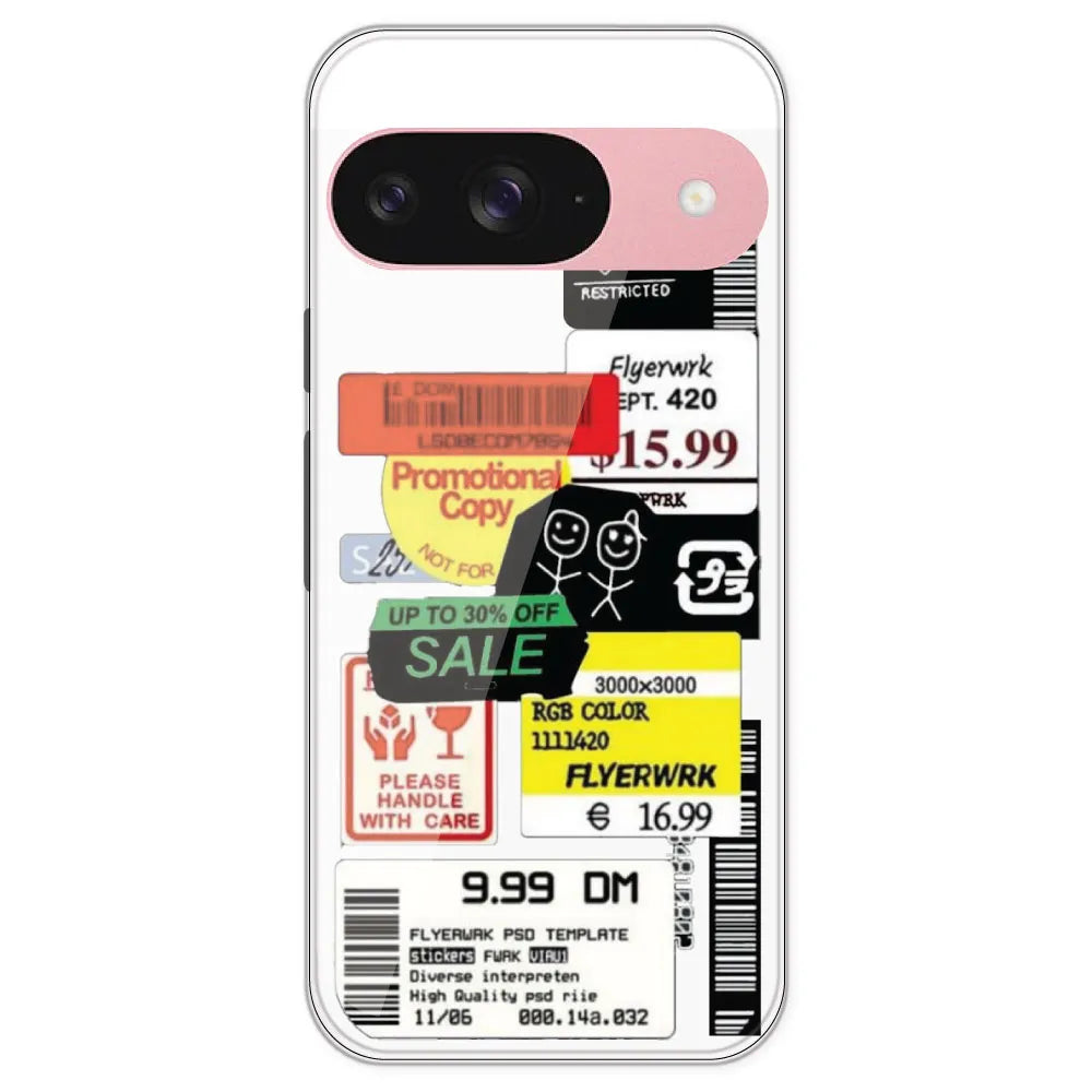 Sales - Clear Printed Silicone Case For Google Models