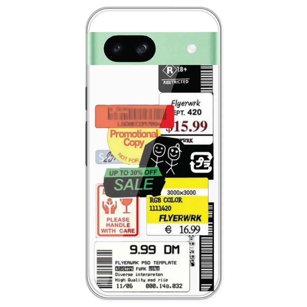 Sales - Clear Printed Silicone Case For Google Models