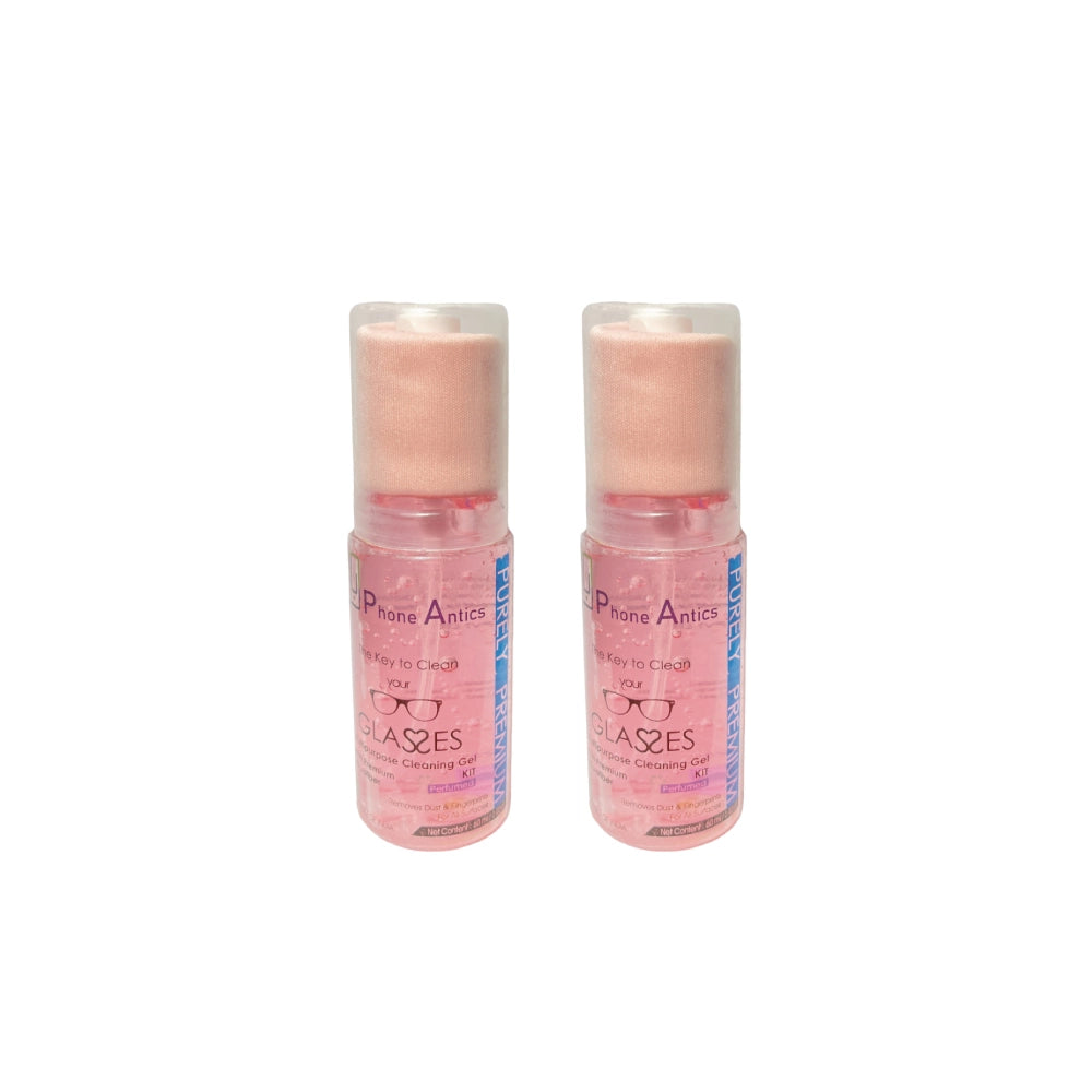 Mobile Screen Cleaning Gel With Microfiber Cloth- Wild Rose