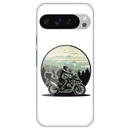 Biker - Printed Silicone Case For Google Pixel 9 Pro XL