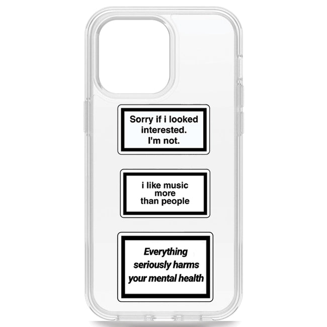Quote Themed Sticker Case