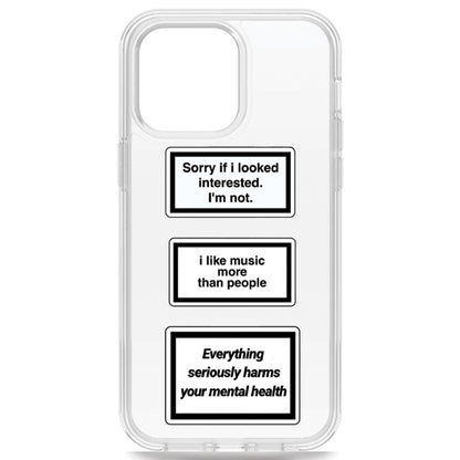 Quote Themed Sticker Case
