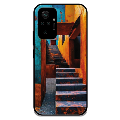 Urban Stairway - Glossy Metal Silicone Case For Redmi Models