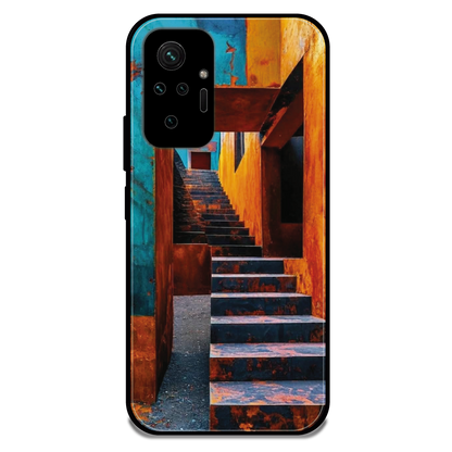 Urban Stairway - Glossy Metal Silicone Case For Redmi Models