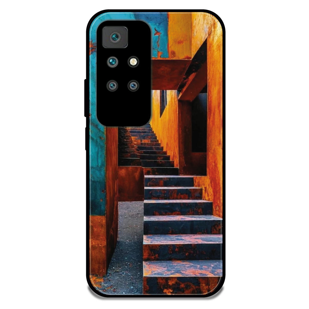Urban Stairway - Glossy Metal Silicone Case For Redmi Models