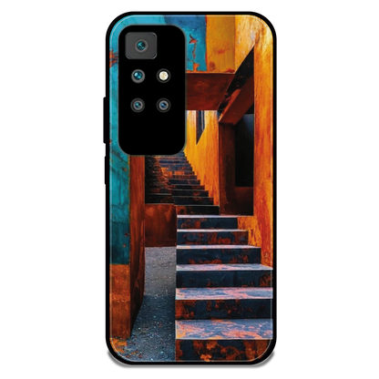 Urban Stairway - Glossy Metal Silicone Case For Redmi Models