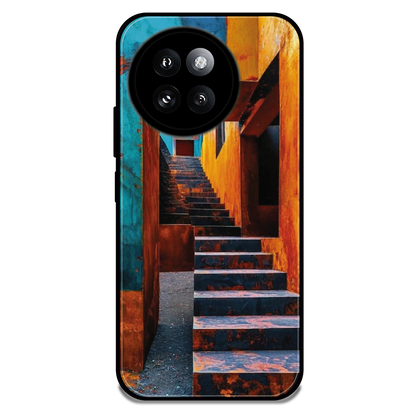 Urban Stairway - Glossy Metal Silicone Case For Redmi Models