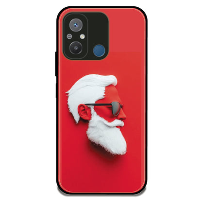 Cool Man Portrait - Glossy Metal Silicone Case For Redmi Models