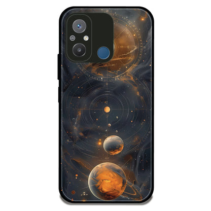 Cosmic Orbit Chart - Glossy Metal Silicone Case For Redmi Models