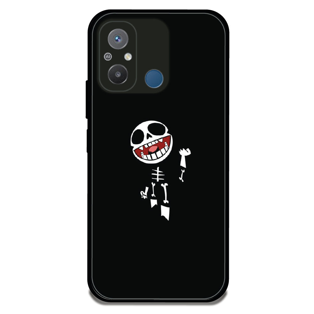 Laughing Skeleton - Glossy Metal Silicone Case For Redmi Models