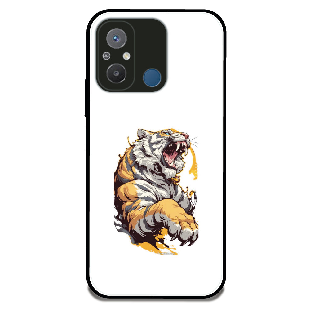 Roaring Tiger - Glossy Metal Silicone Case For Redmi Models