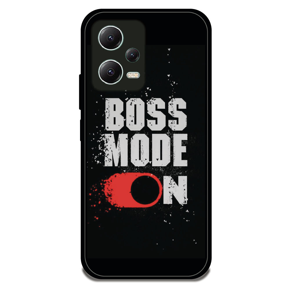 Boss Mode On - Glossy Metal Silicone Case For Redmi Models