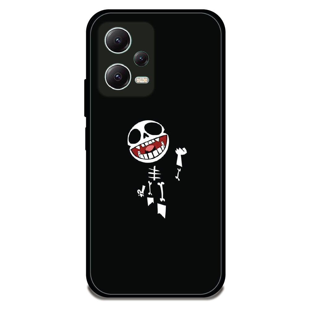 Laughing Skeleton - Glossy Metal Silicone Case For Redmi Models