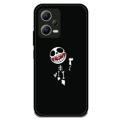 Laughing Skeleton - Glossy Metal Silicone Case For Redmi Models