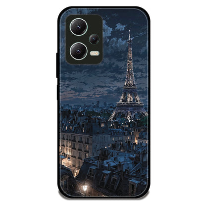 Paris Night - Glossy Metal Silicone Case For Redmi Models