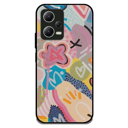 Playful Paint Splash - Glossy Metal Silicone Case For Redmi Models