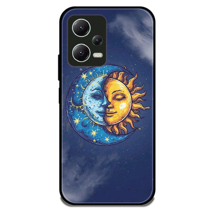 Sun Moon Yin-Yang - Glossy Metal Silicone Case For Redmi Models