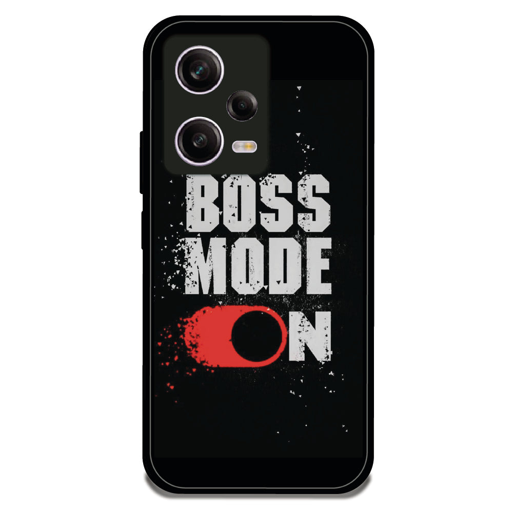 Boss Mode On - Glossy Metal Silicone Case For Redmi Models