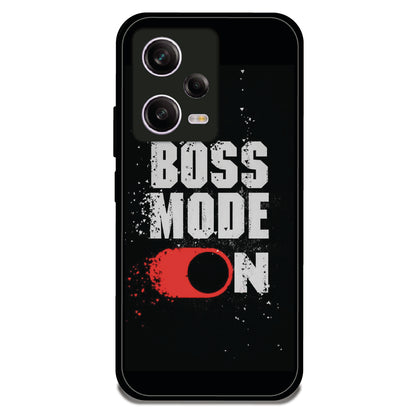 Boss Mode On - Glossy Metal Silicone Case For Redmi Models