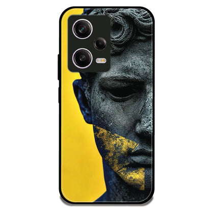 Golden Serenity - Glossy Metal Silicone Case For Redmi Models