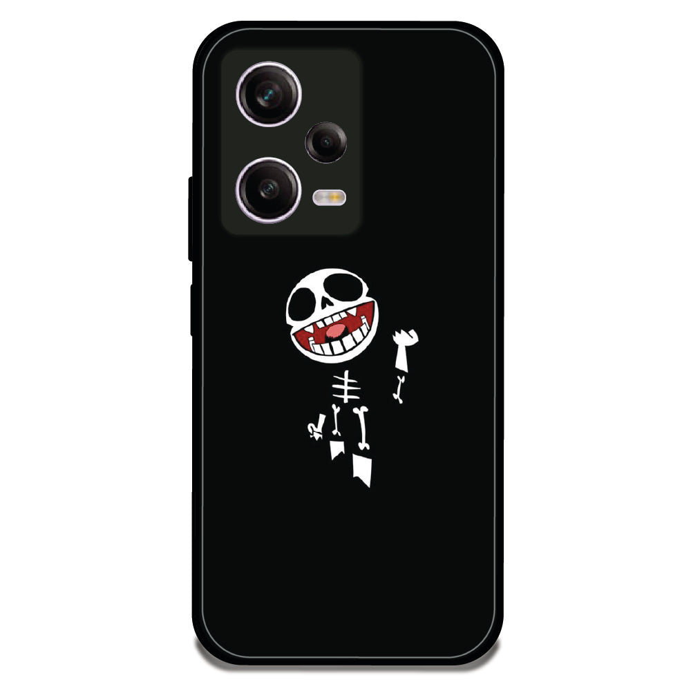 Laughing Skeleton - Glossy Metal Silicone Case For Redmi Models