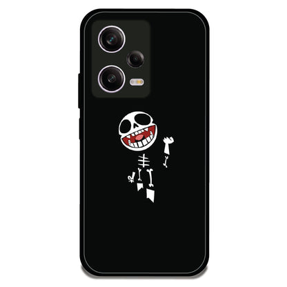 Laughing Skeleton - Glossy Metal Silicone Case For Redmi Models