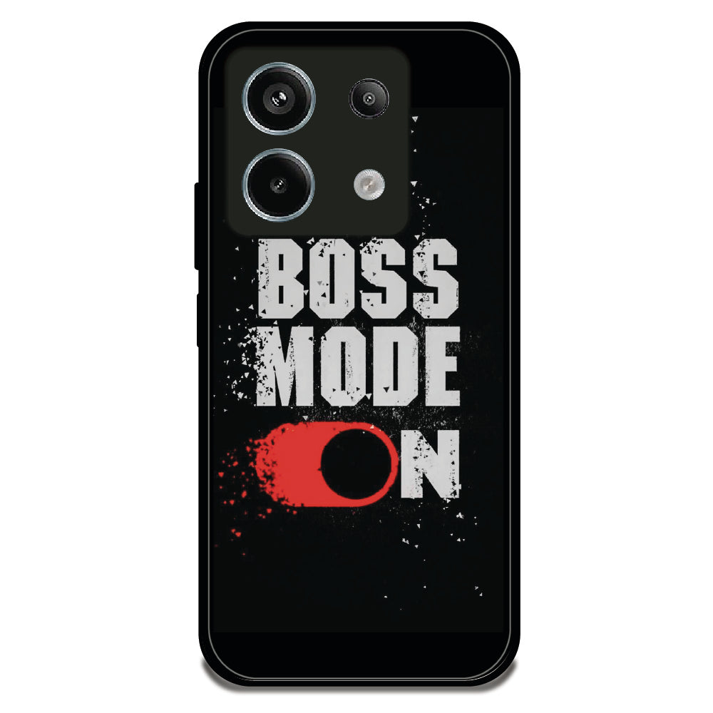 Boss Mode On - Glossy Metal Silicone Case For Redmi Models