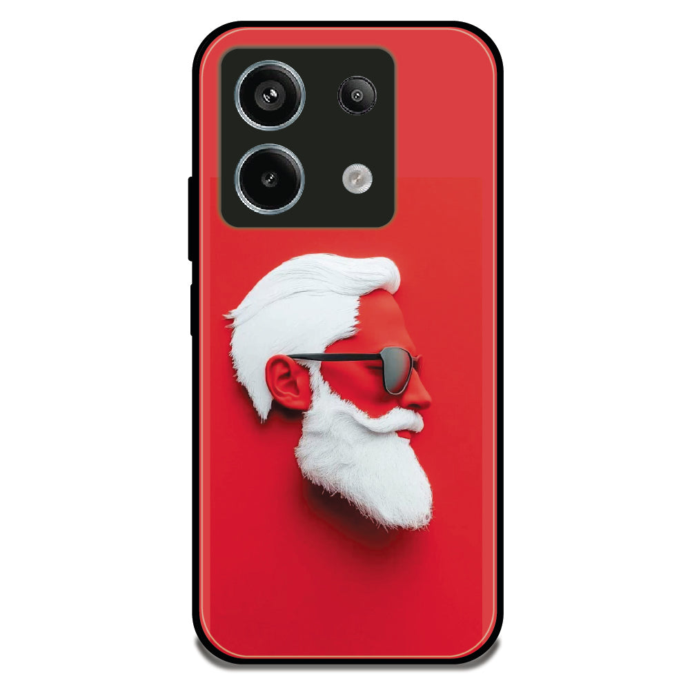 Cool Man Portrait - Glossy Metal Silicone Case for Redmi Note 13 Pro 5G