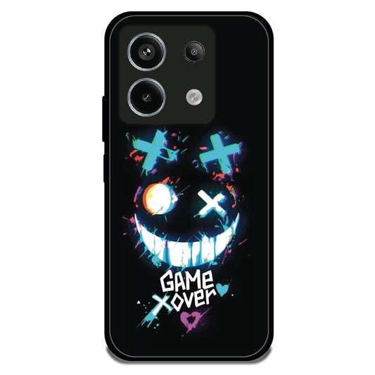 Grinning Game Over - Glossy Metal Silicone Case for Redmi Note 13 Pro 5G