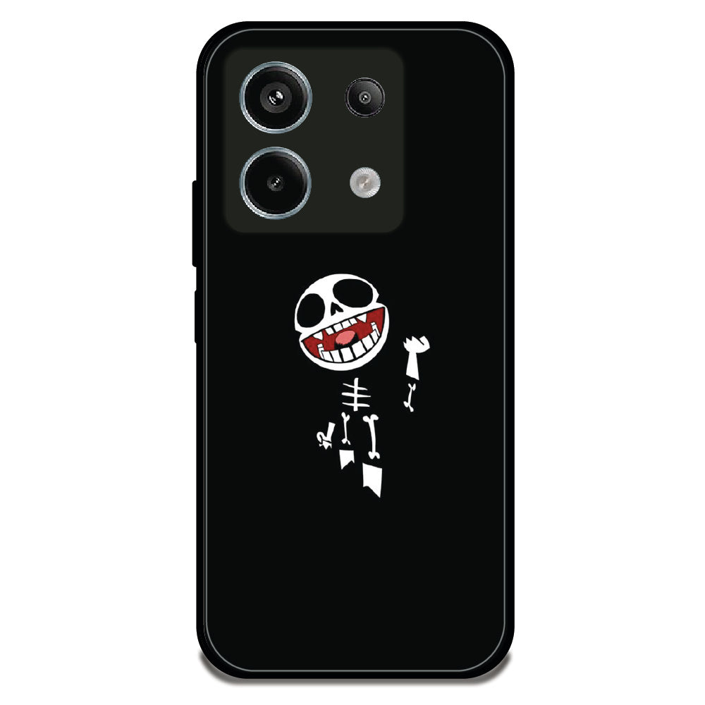 Laughing Skeleton - Glossy Metal Silicone Case For Redmi Models