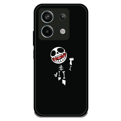 Laughing Skeleton - Glossy Metal Silicone Case For Redmi Models