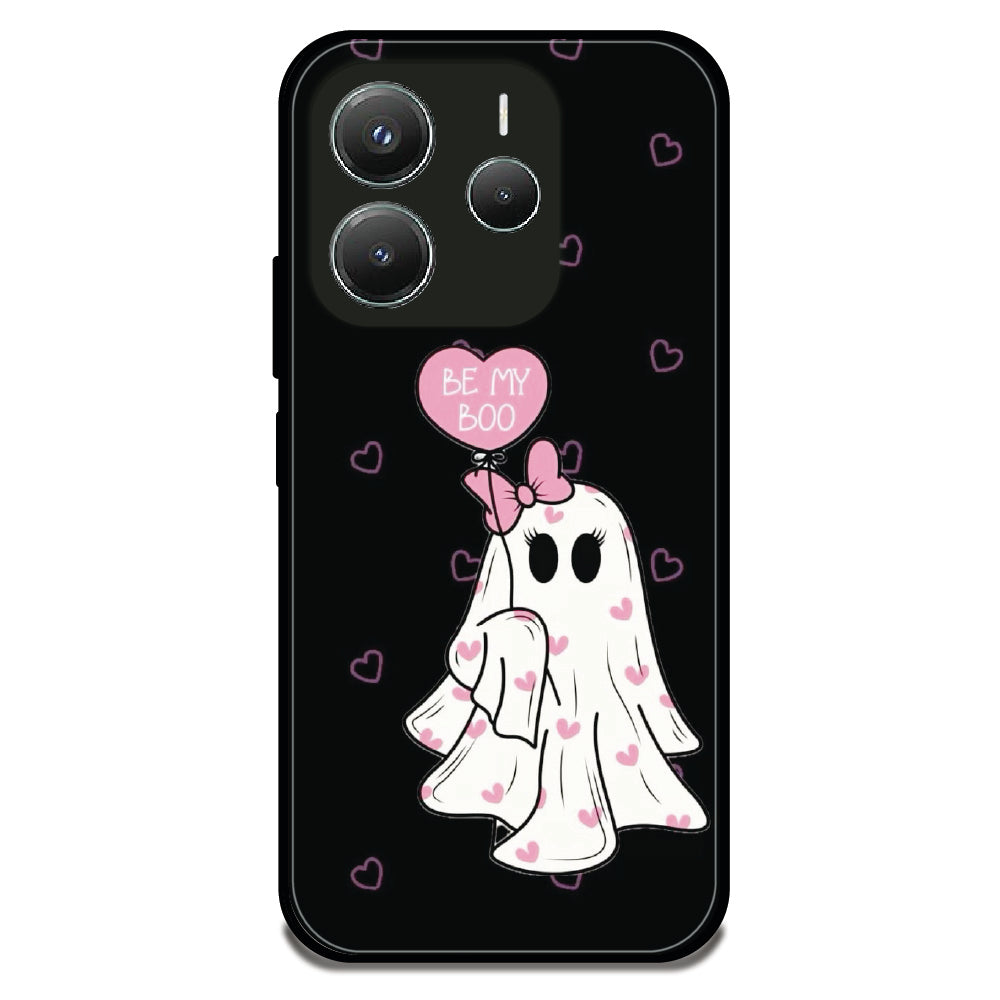 Lovely Ghost - Glossy Metal Silicone Case For Redmi Models