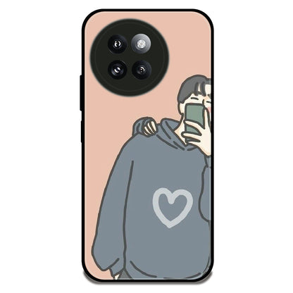 Couple Case Boy - Glossy Metal Silicone Case For Redmi Models