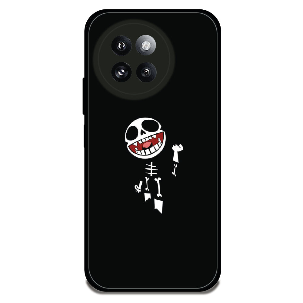 Laughing Skeleton - Glossy Metal Silicone Case For Redmi Models