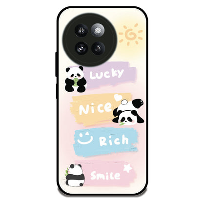 Pastel Panda Quotes - Glossy Metal Silicone Case For Redmi Models